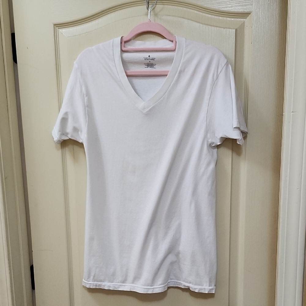 SET OF 2 STAFFORD V-NECK T-SHIRTS